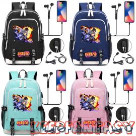 Naruto Backpacks Naruto School Bags USB Backpacks NTG002