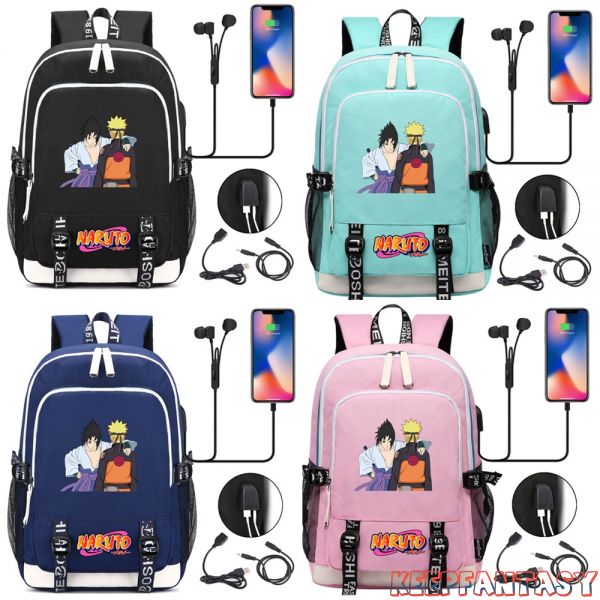 Bzdaisy 15'' Laptop Backpack Naruto School Bag for Students
